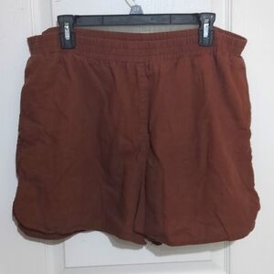 Abound Brown Linen Shorts
